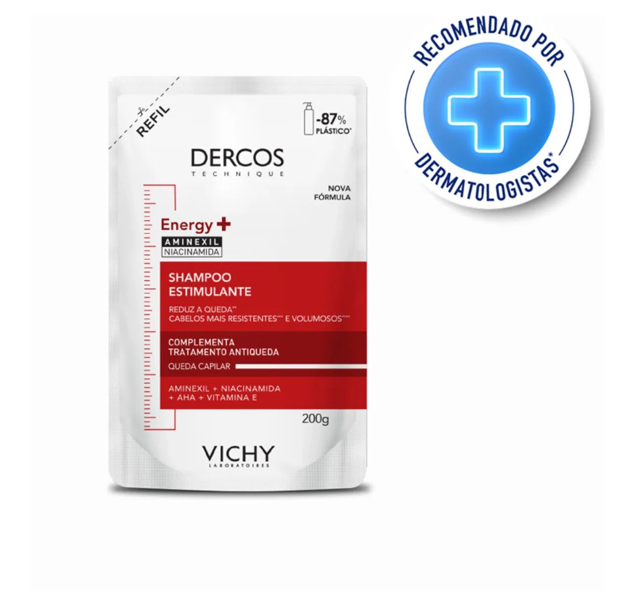 Shampoo Vichy Dercos Energy + Estimulante 200g