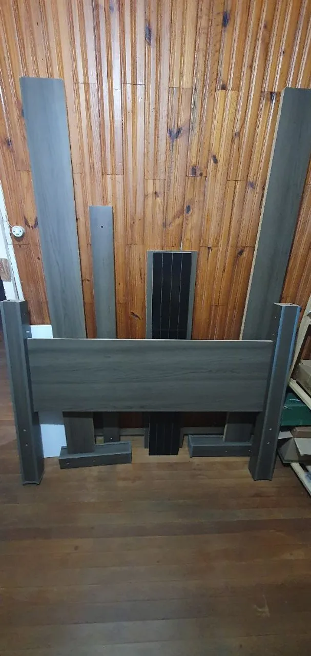 Cabeceira de Cama em Madeira - usado, casal ideal pra cama box