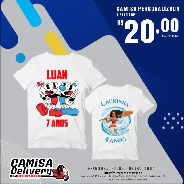 Camisa Branca Personalizada - Foto 2