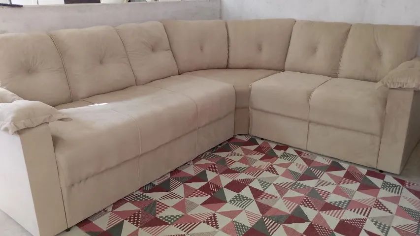 Sofá de canto com 6 lugares - Novo direto da Fabrica  - Foto 4