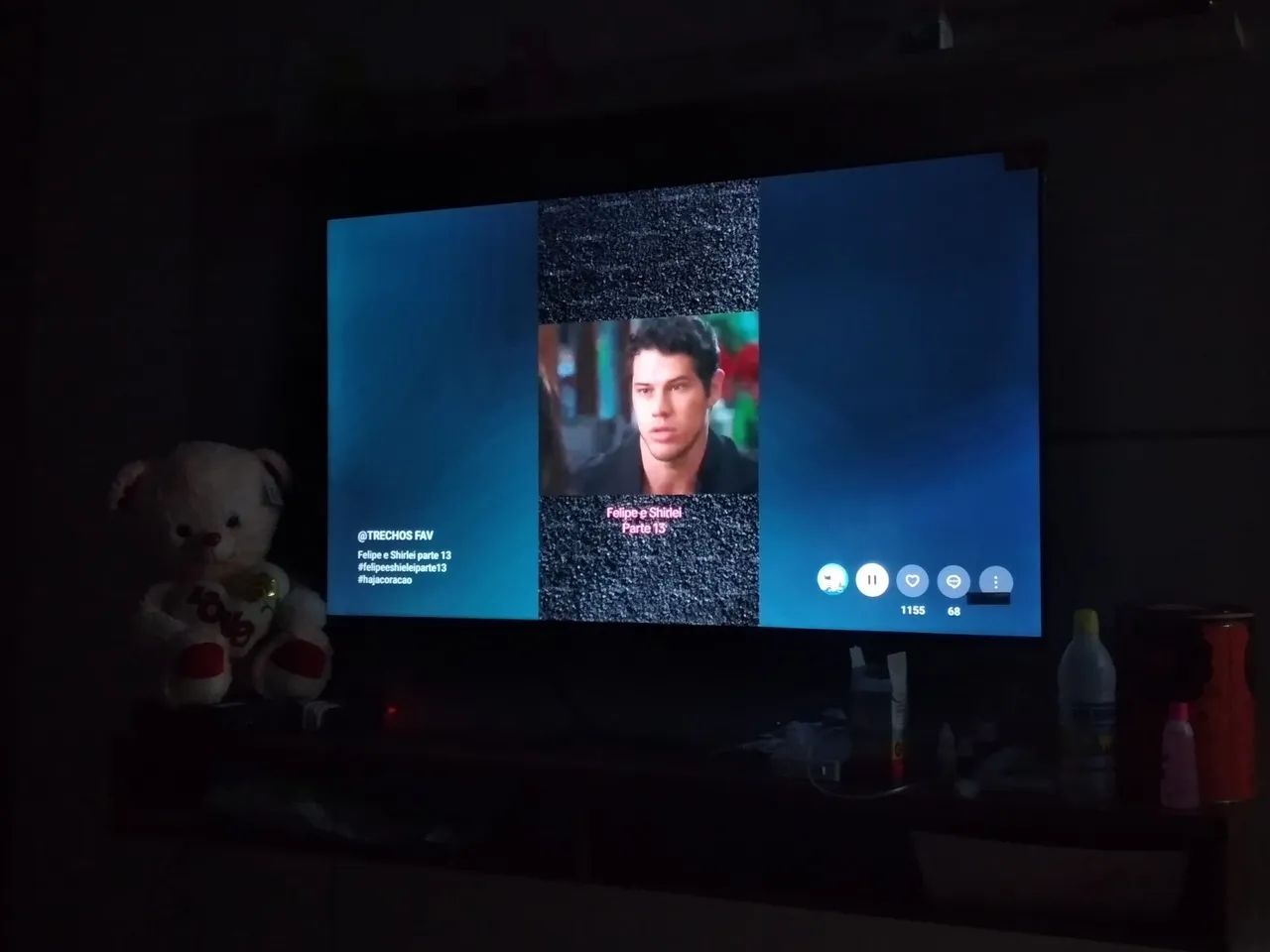 Tv smart tcl 55 polegadas + Painel 