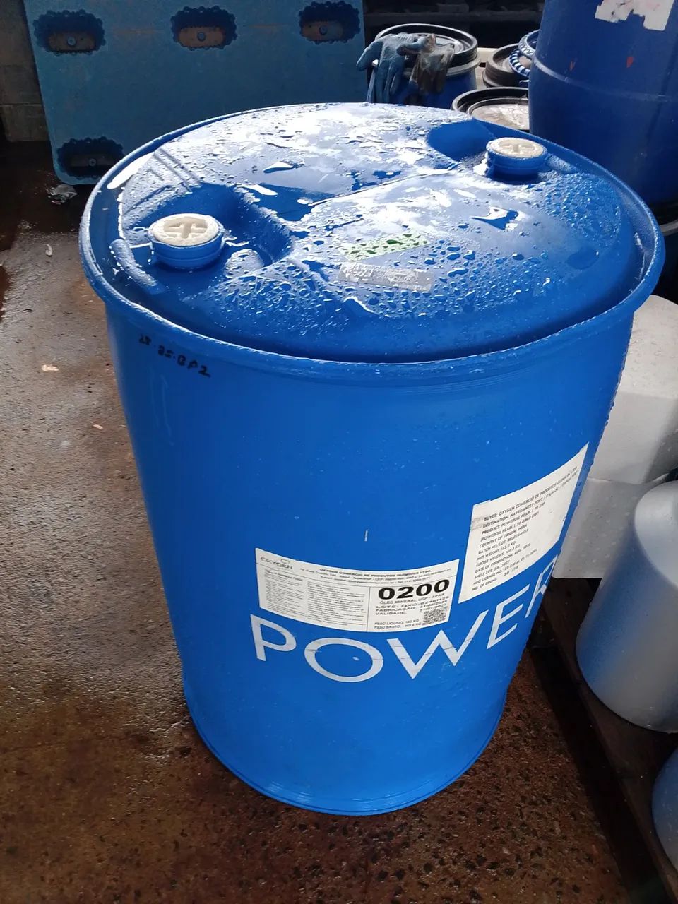 Tambor 200 Litros Plástico - Ideal para Flutuantes / Balsa / Pier<br>