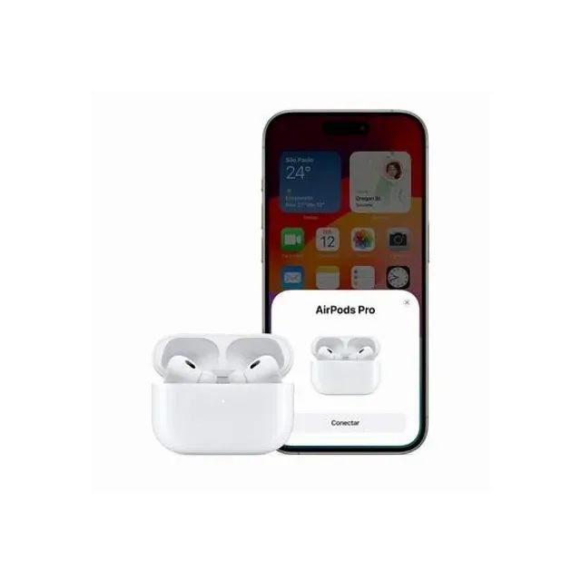 Fone de Ouvido Sem Fio Bluetooth AirPods Pro 2 USB-C Premium com Entrega Rápida! - Foto 4