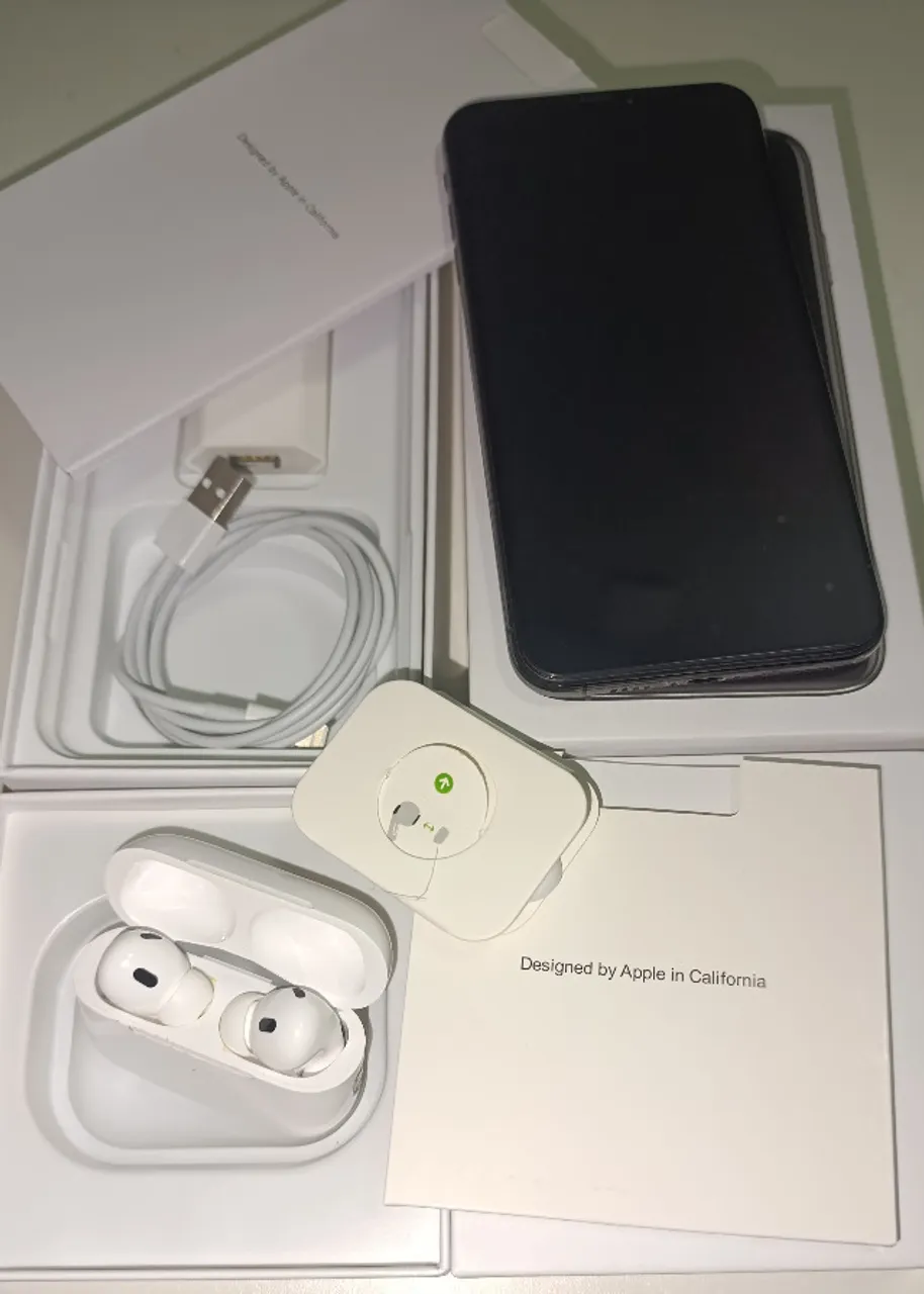 Vendo Iphone XS MAX 256GB + Air Pod Pro na Caixa