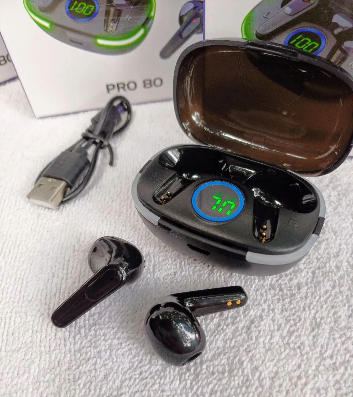 Fone de Ouvido Bluetooth Pro 80 - Novo - Entregamos