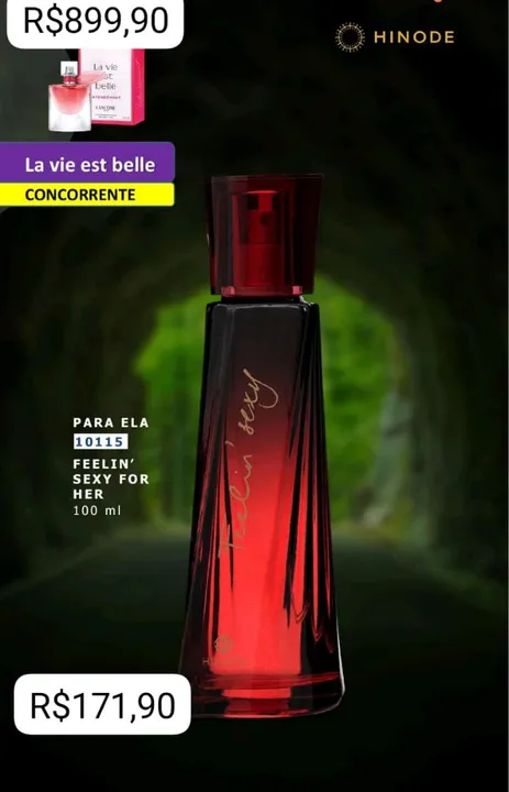 Perfume na promoção