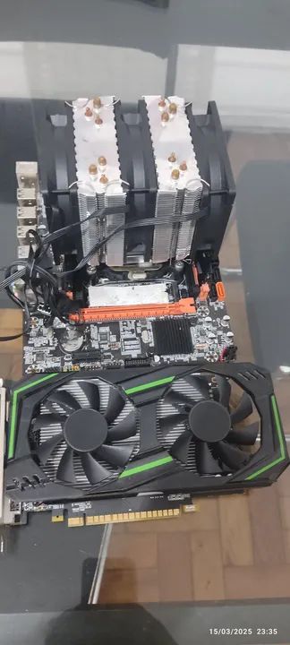 Kit Xeon 2630v3+32GB ram ddr4+1Tera nvme+placa de vídeo 4GB - Foto 2