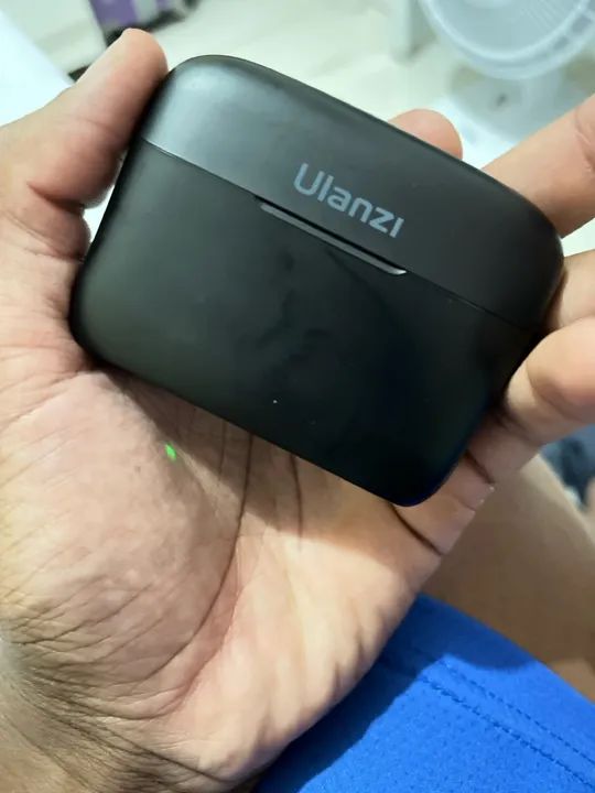 Ulanzi J12 , 2 microfones sem fio capela conector tipo c cor preta . - Foto 3