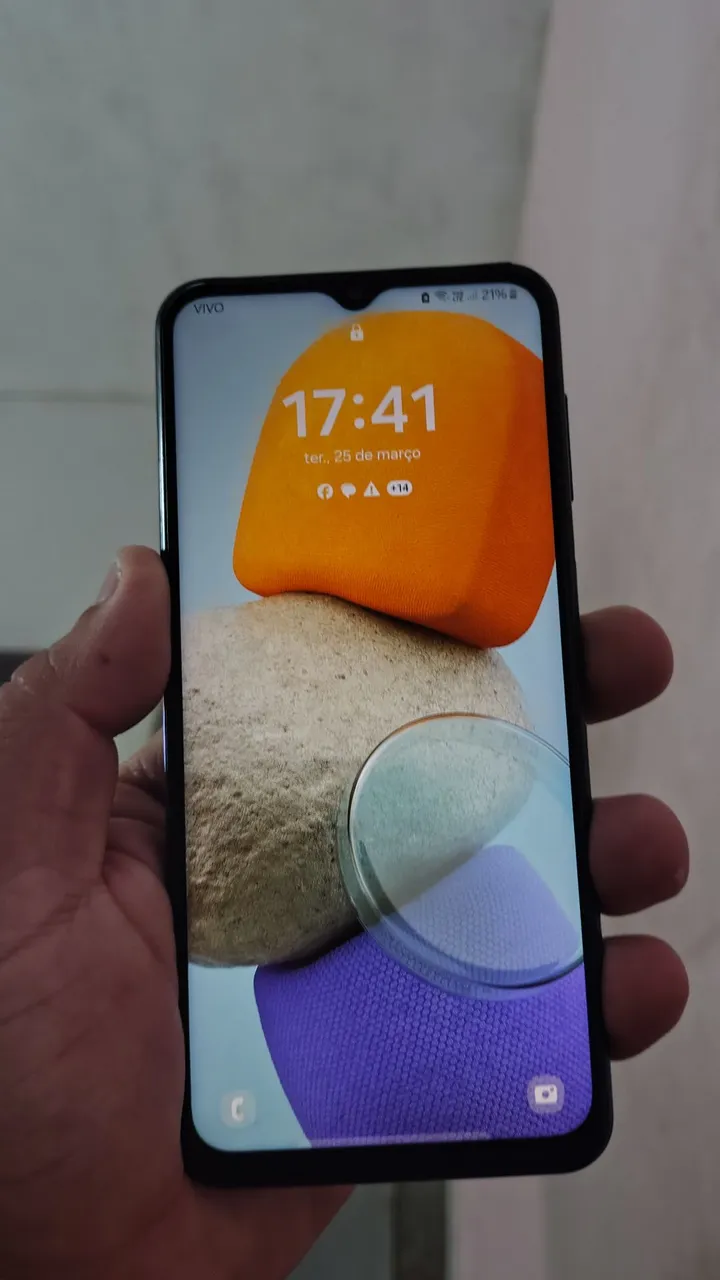 Smartphone Samsung m15 5g com NFC