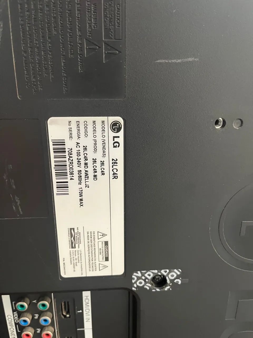 Televisor 26 pol. Não funciona no hdmi - Foto 2