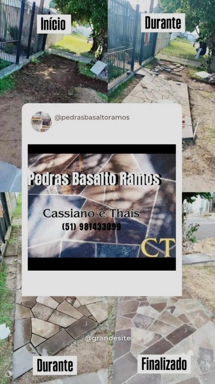 Pedras Basalto Ramos - Pisos e Revestimentos