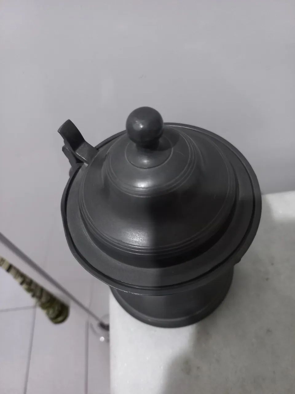 Bule de estanho,decorativo,antigo.. - Foto 3