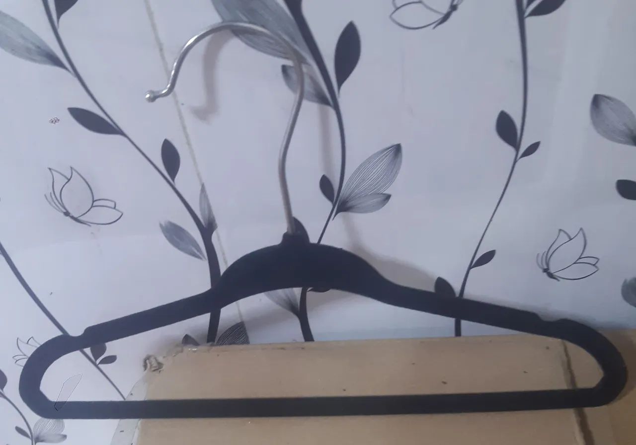 Cabides de Veludo para Roupas - Ótimo Estado