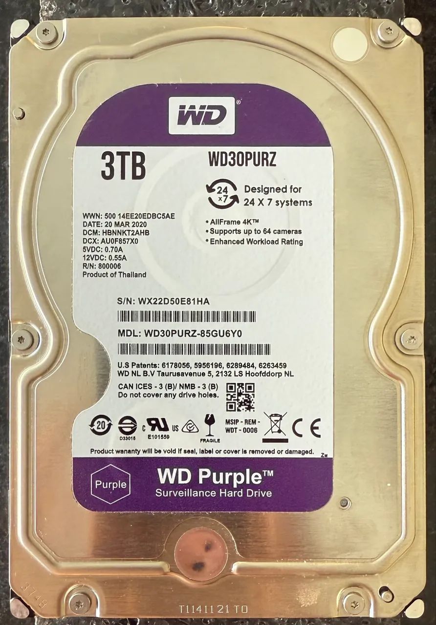Hd Wd Purple 