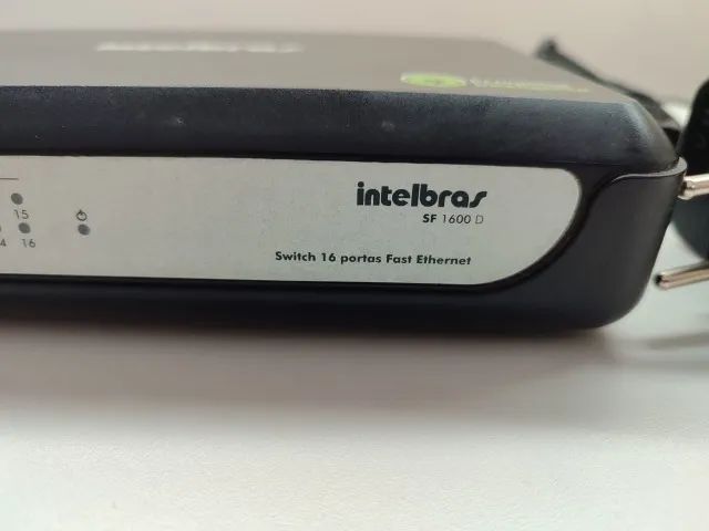 Switch 16 portas Intelbras 10/100 fast Funcionando 100% - Foto 3