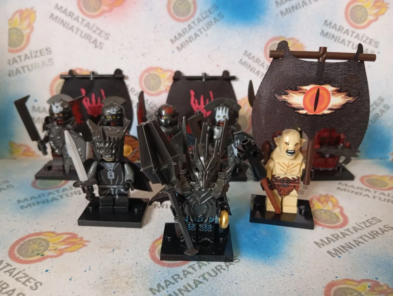 Blocos de montar Senhor dos Anéis - Sauron e Exército Orcs