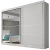 Guarda Roupa Verona Casal com Espelho 2 Portas 4 Gavetas Europa
