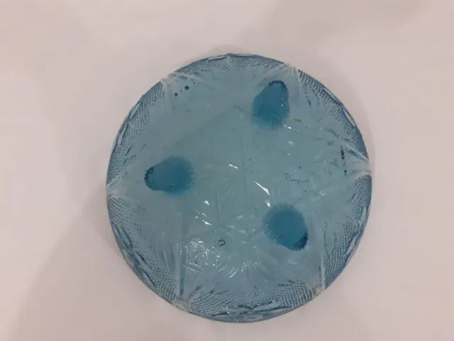 Fruteira em vidro azul português - Foto 2
