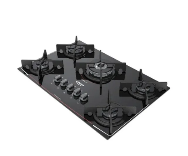 Fogão 5 Bocas Cooktop Acendimento Automático Turbo Glass (SUOPER PROMOÇÃO APROVEITE)!!