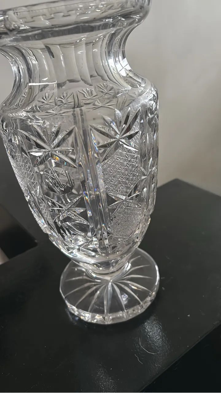 Vaso de Cristal Antigo  - Foto 4
