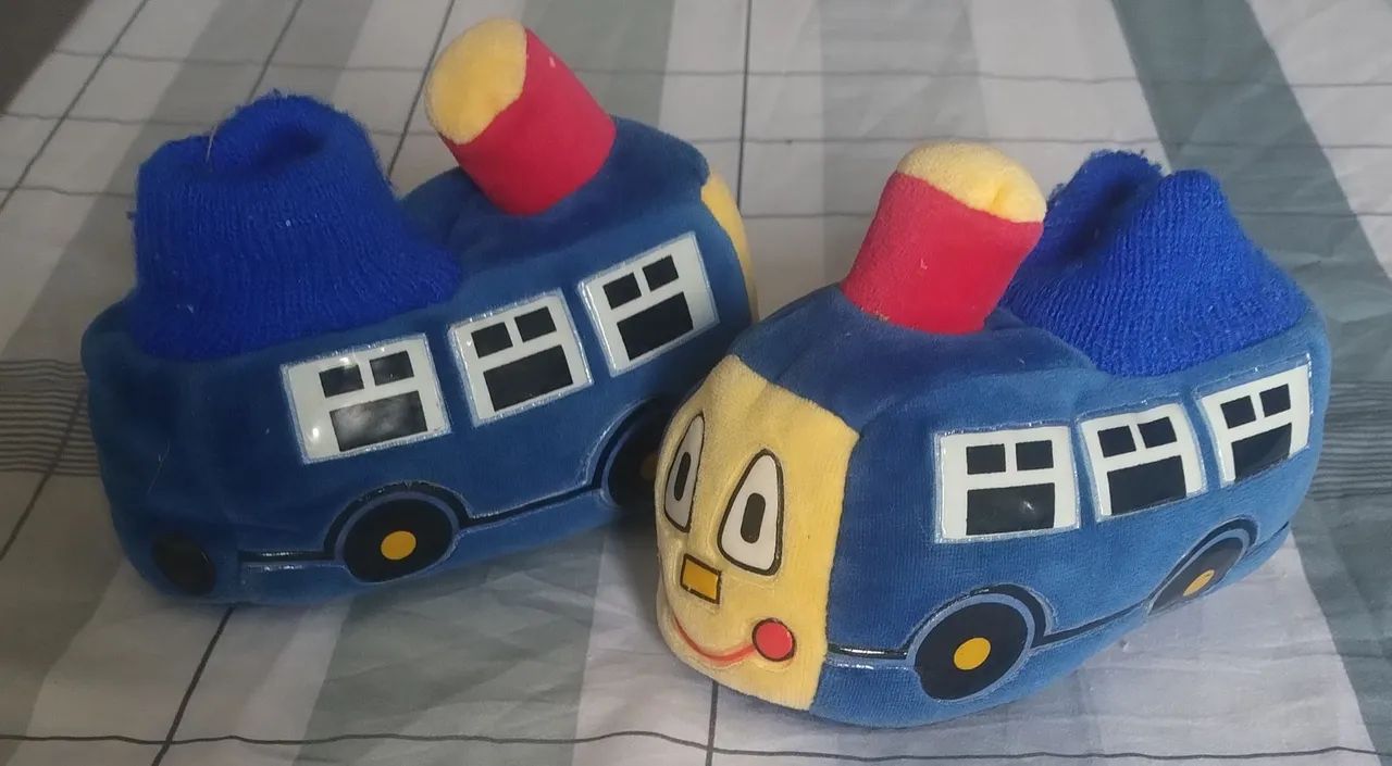 Pantufa infantil trem - Foto 4