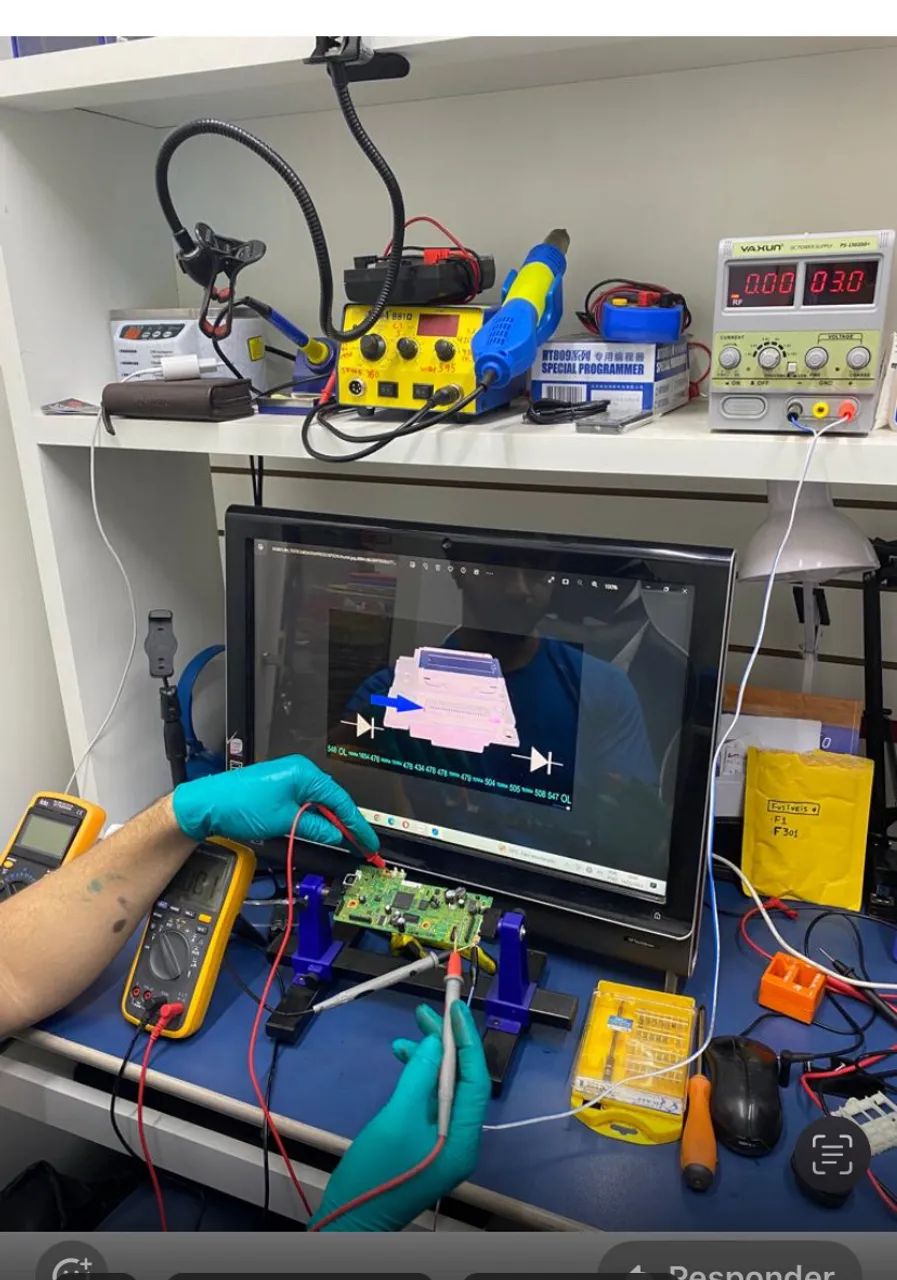 Manutenção de impressoras, conserto e reparo de placas eletrônicas e