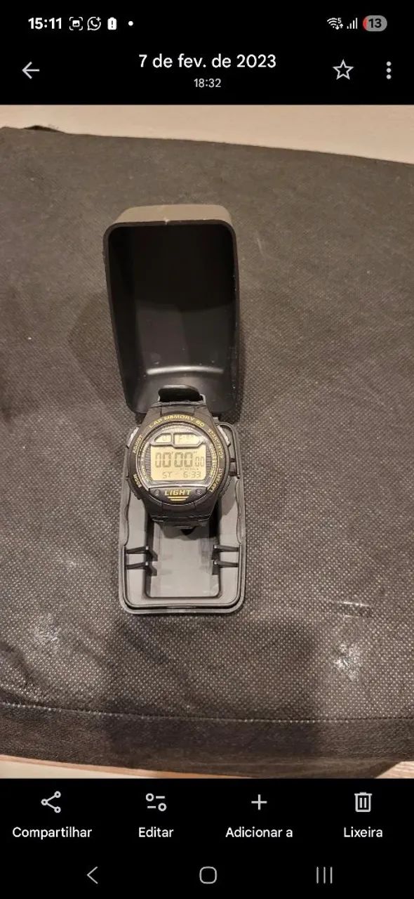 Relógio Casio vintage Memory Lap 60  - Foto 2