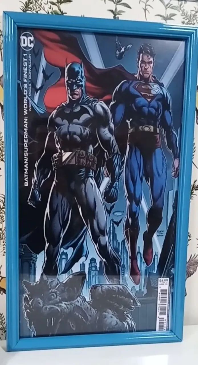Quadro Batman e Superman Grande 0,82 X 0,50 - Foto 4