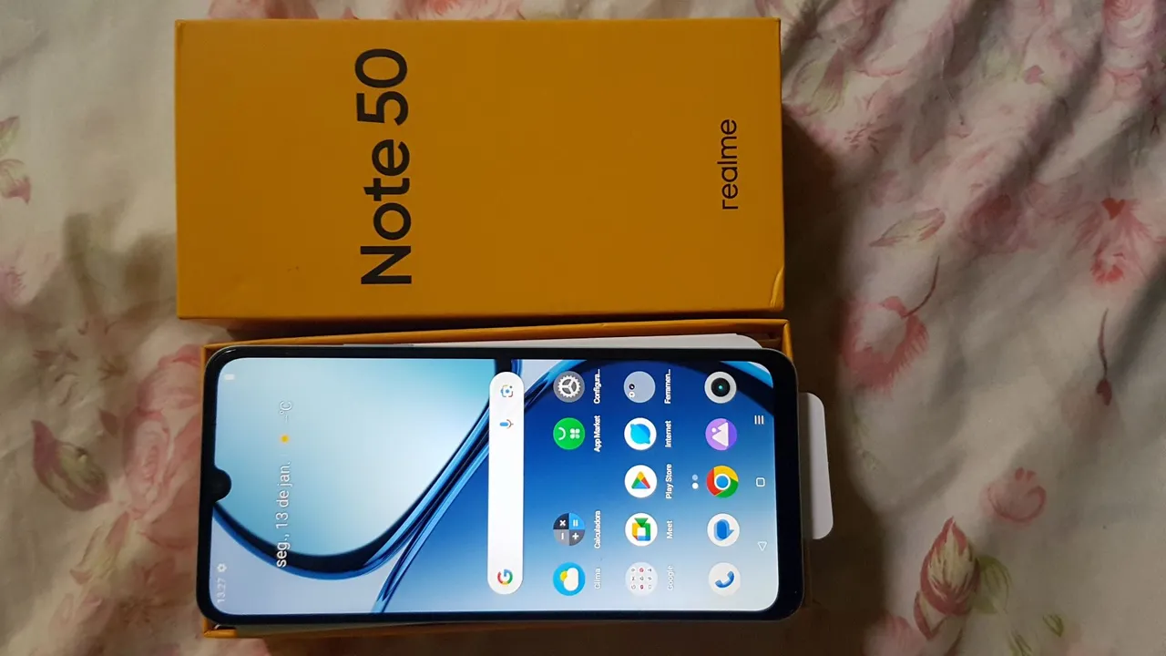 Realme Note 50 só 500 faz entrega