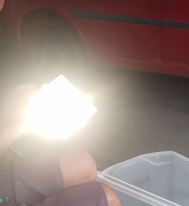 Luminária LED de teto redonda branca - Foto 4