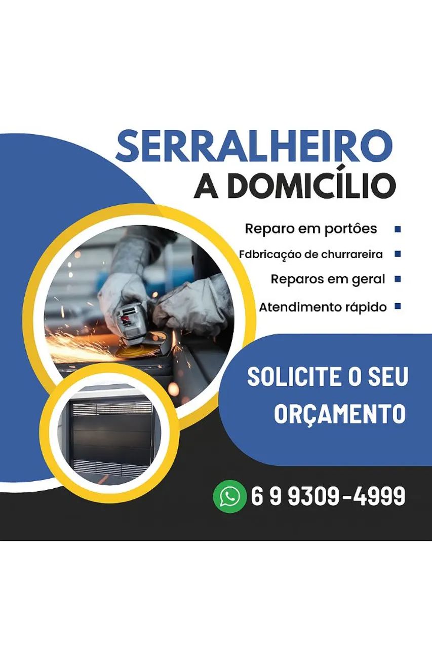 Serralheiro a domicílio 