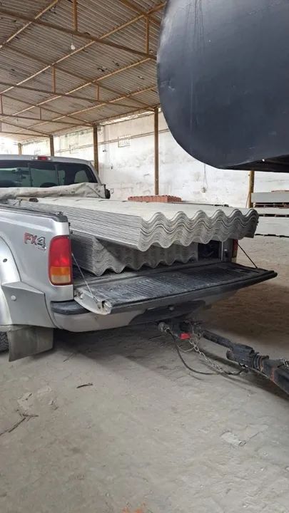 Telha da grossa e da fina fibrocimento impermeável nova já com entrega só ligar * - Foto 2