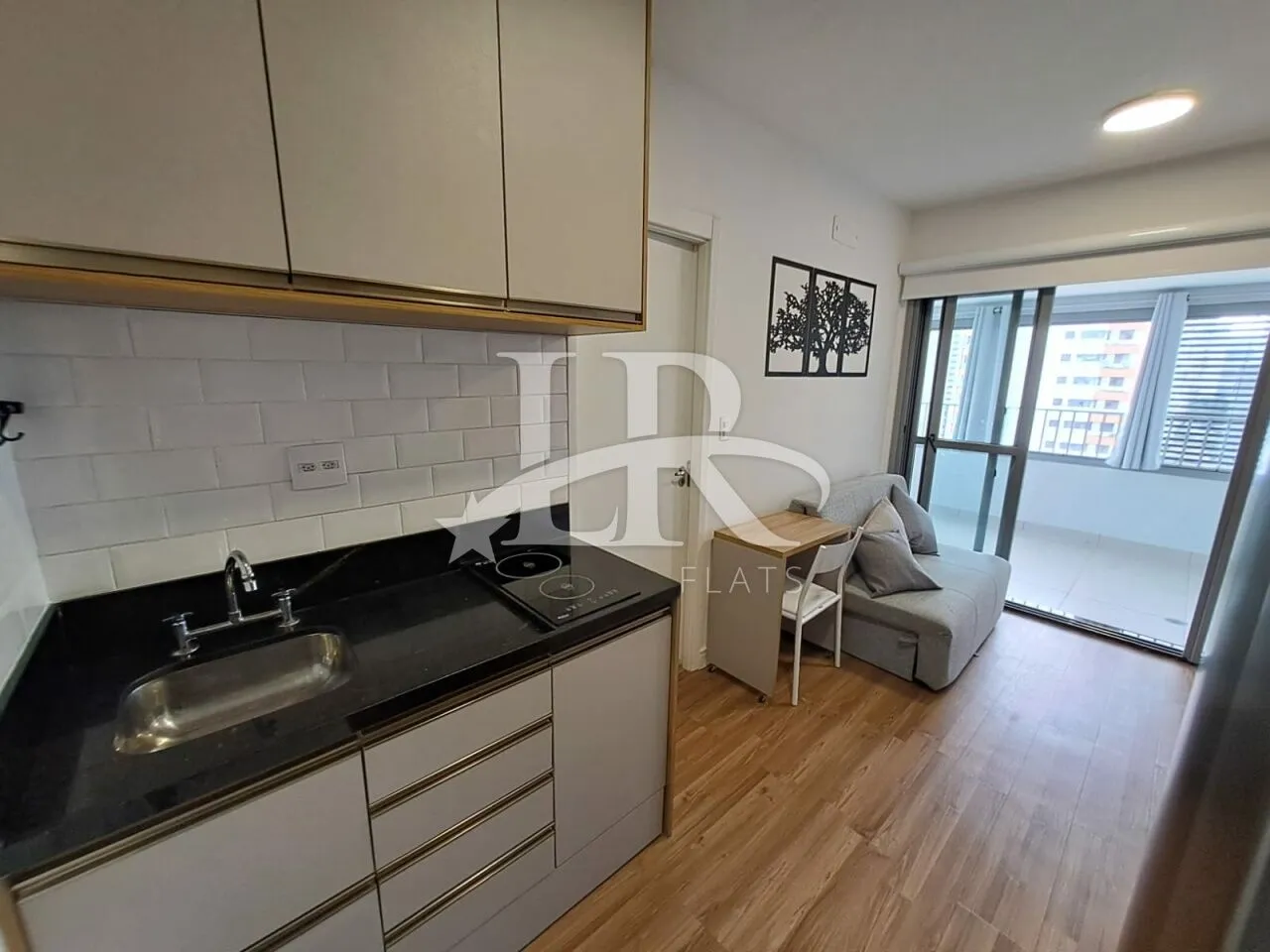 LR Flats - Flat 1 dormitório mobiliado para locação no Brooklin, confira agora!