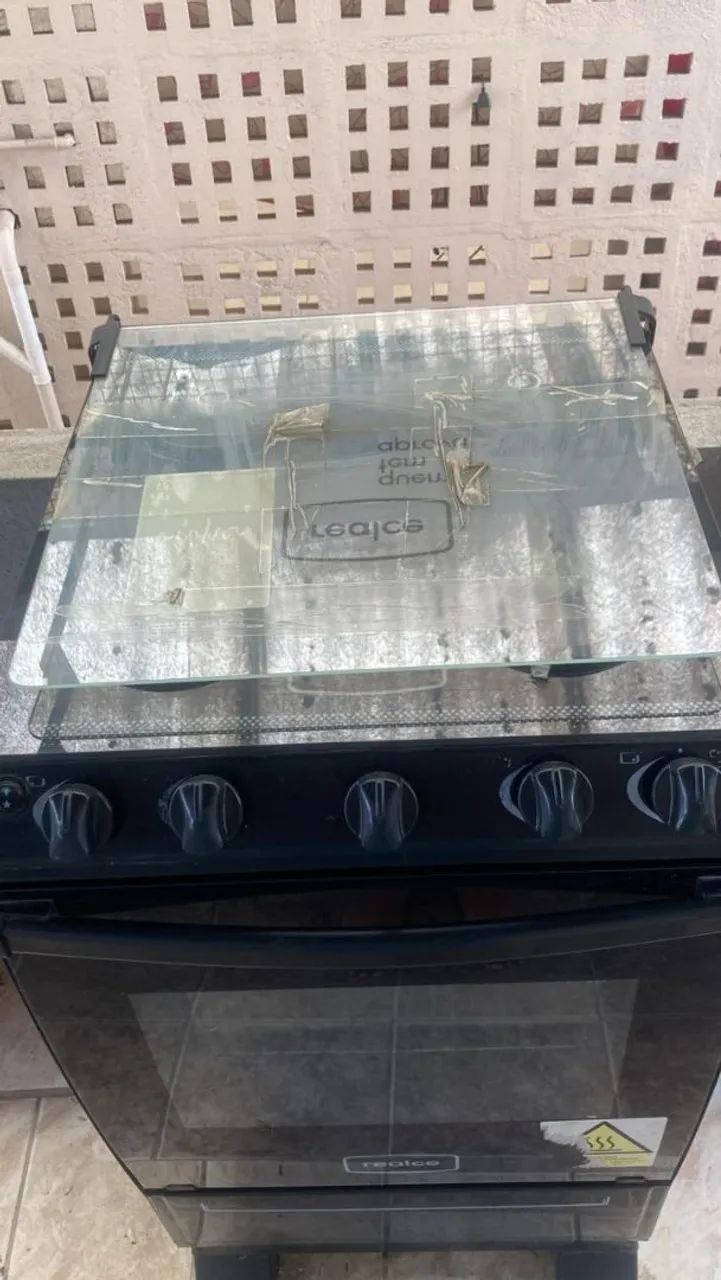 Fogão a Gás 4 Bocas Realce - Preto - Foto 2