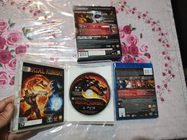 mortal kombat komplete edition ps3 físico + dv legado para colecionador