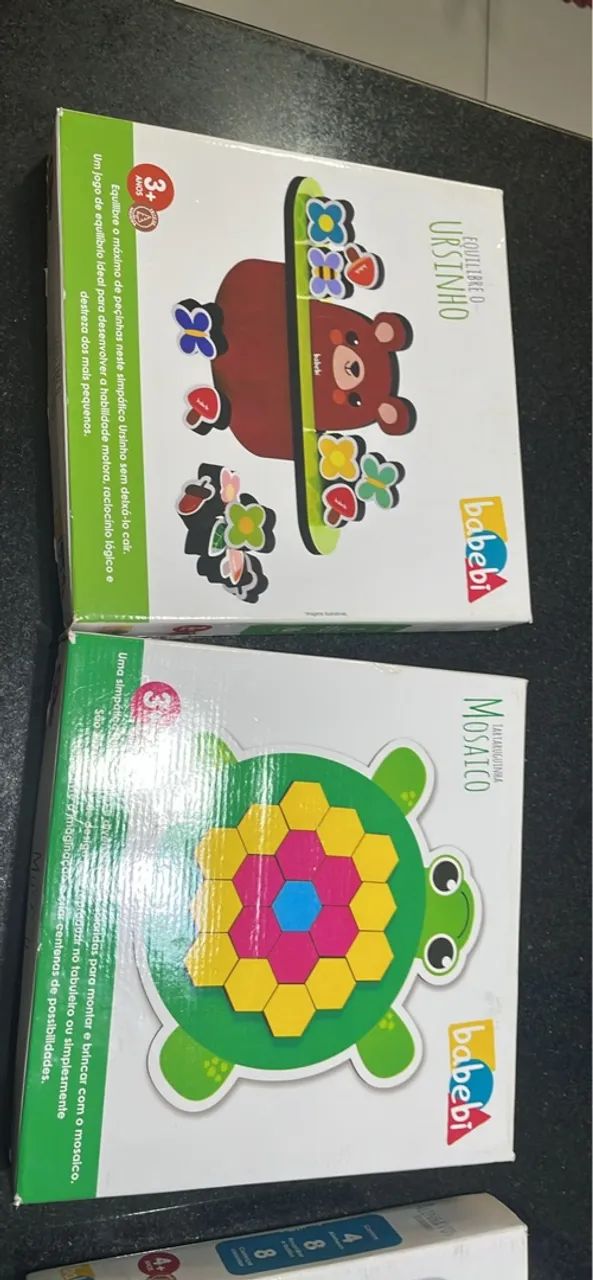 Jogo Educativo de Madeira: Encaixe e Coordenação - Foto 3