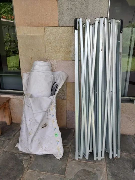 Tenda sanfonada 6 x 3 PVC - Foto 2