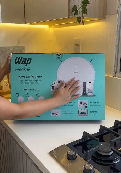 Robô Aspirador WAP Robot W1000 - Limpeza Inteligente