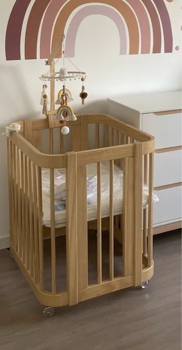 Berço evolutivo de madeira 3 em 1 Quater - Foto 3