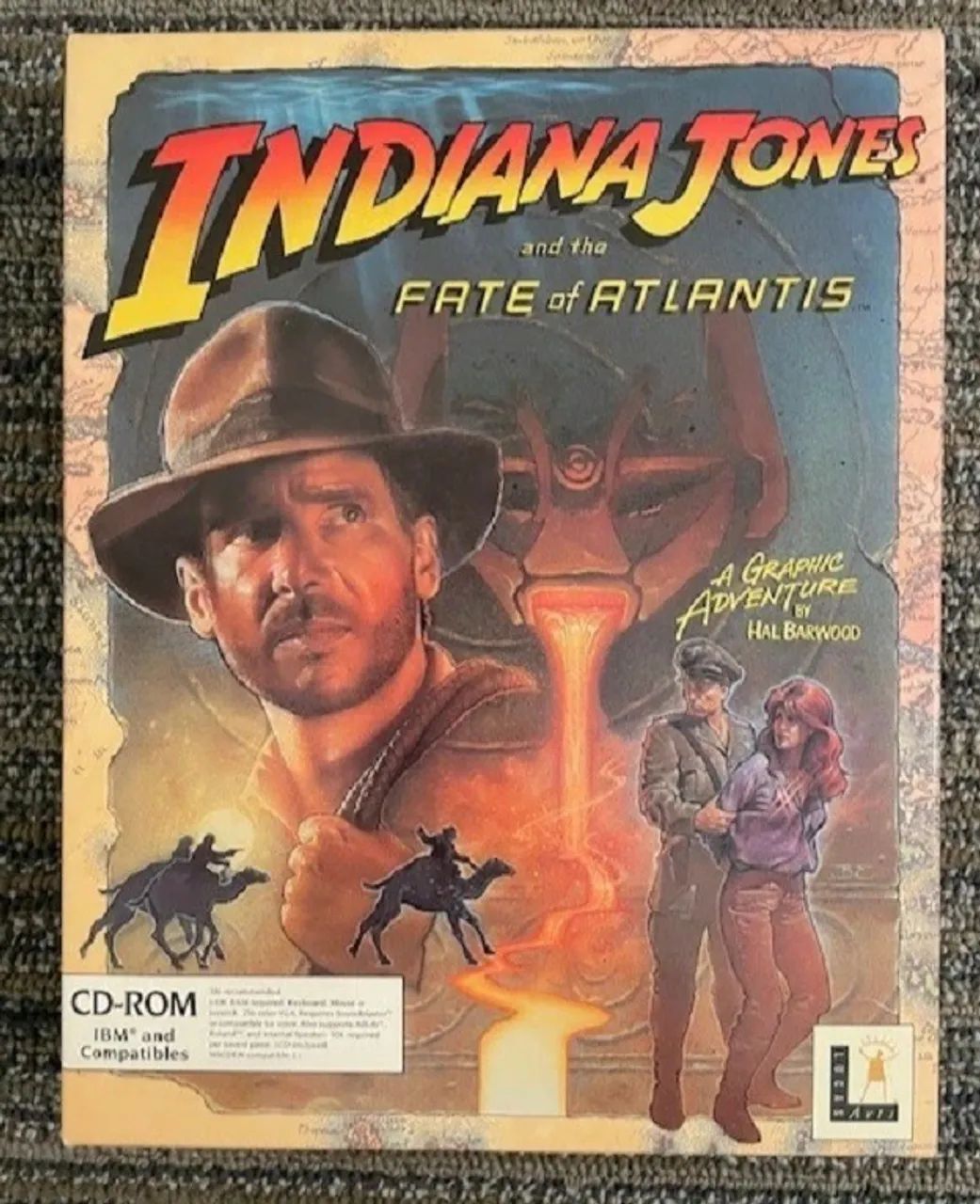 Jogo Indiana Jones and the Fate of Atlantis - LucasArts - Pc - 1992 