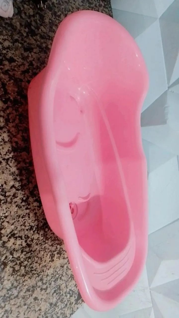 Banheira rosa 