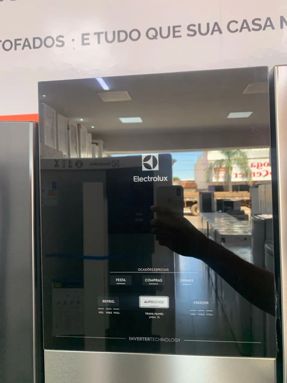 Geladeira Electrolux Frost Free Inverter 590L AutoSense 3 Portas Cor Inox Look (IM8S) - Foto 5
