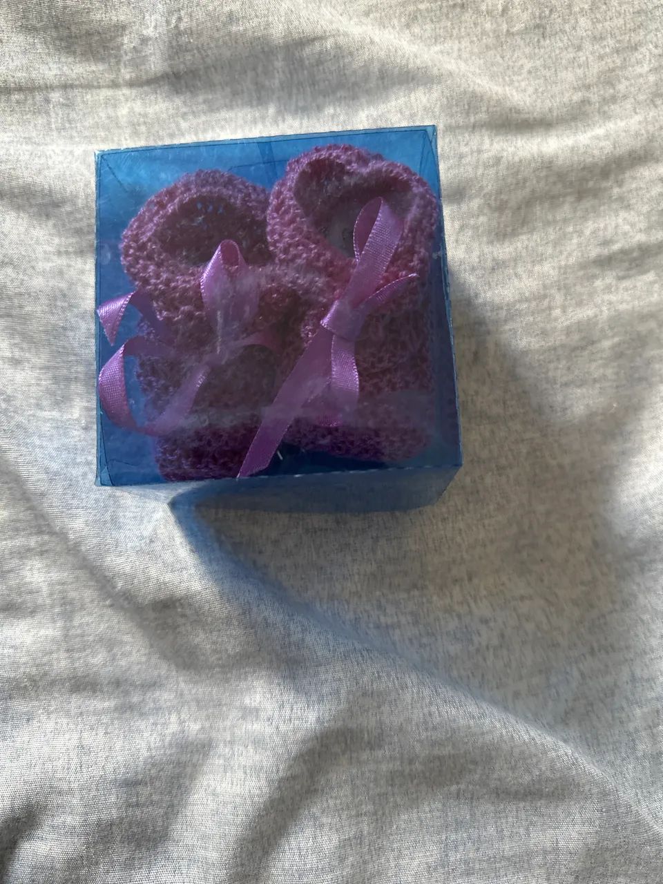 Sapatinho bebê Recém nascido magenta (rosa antigo) - Foto 5