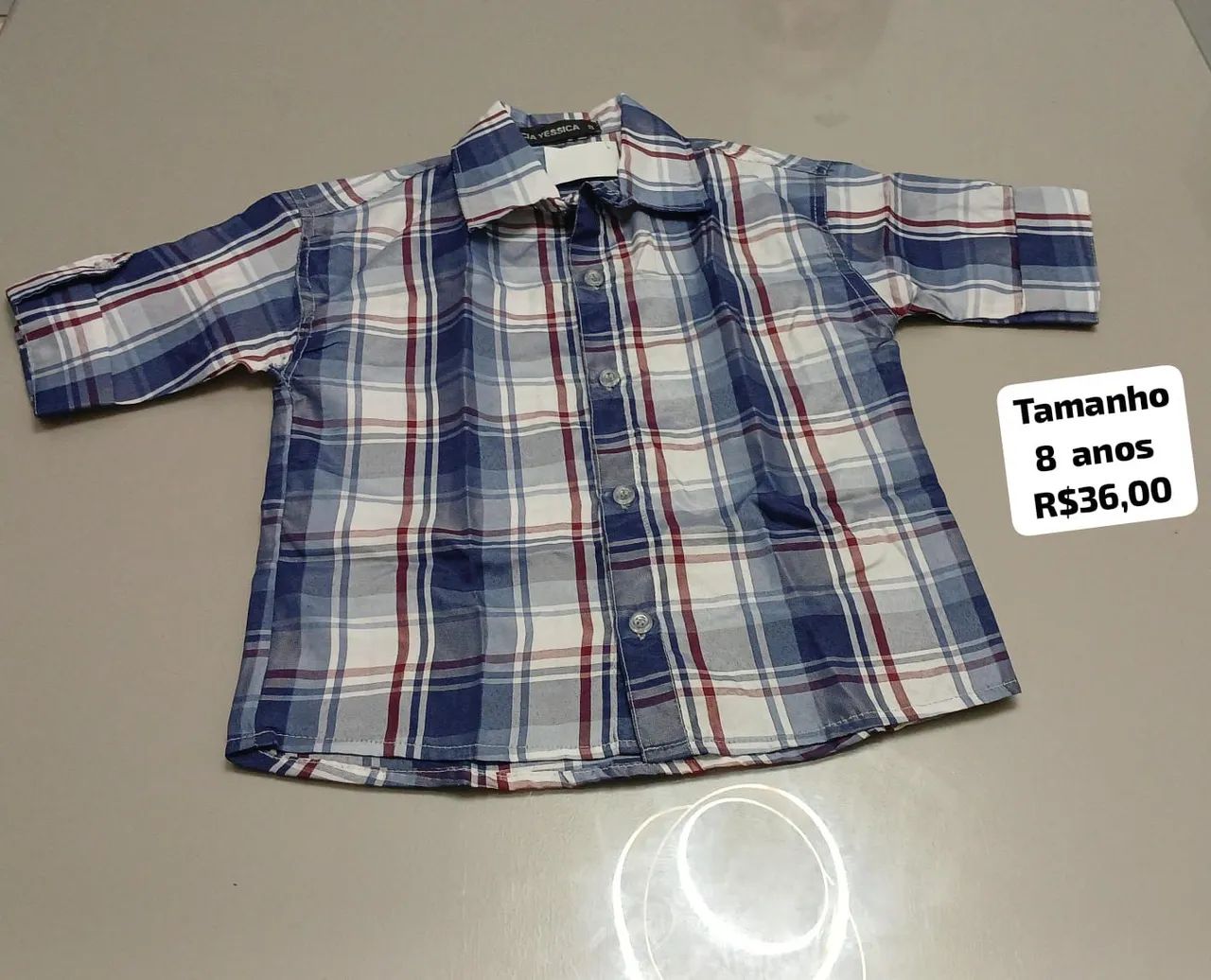 Camisa Xadrez Infantil  - Foto 2