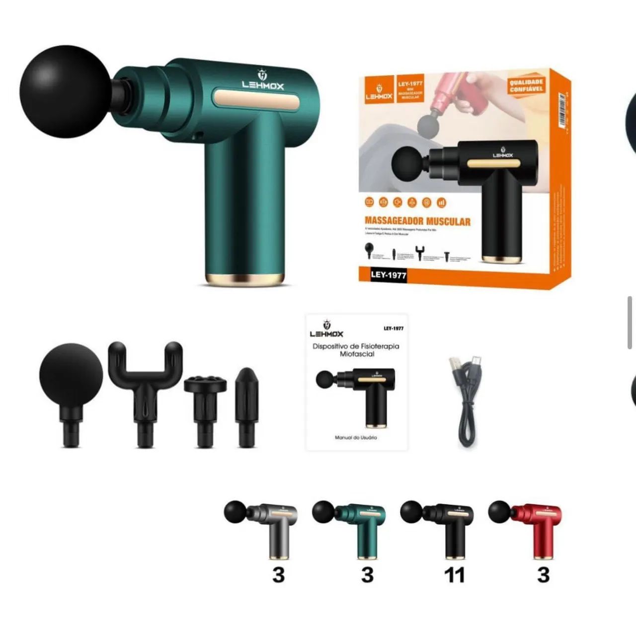 Massageador para todas as partes do corpo  - Foto 3