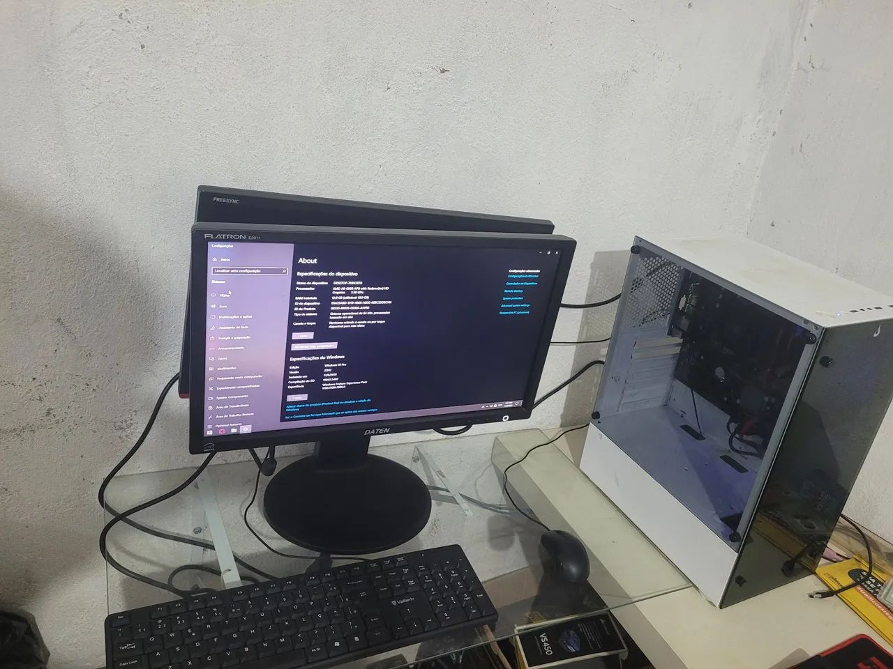PC gamer amd a8 6500b placa de vídeo hd8570D 12gb Só hoje 1500$ Zap: + * - Foto 3