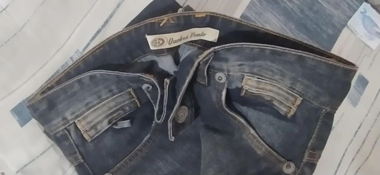 Calça Jeans Quebra Vento Masculina - Foto 5