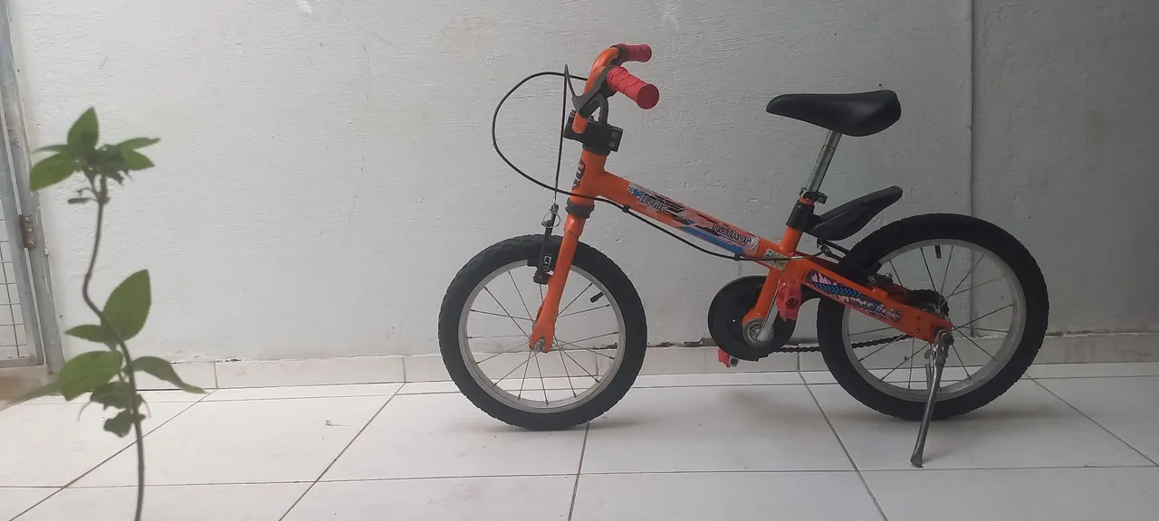 Bicicleta Infantil Laranja Nathor