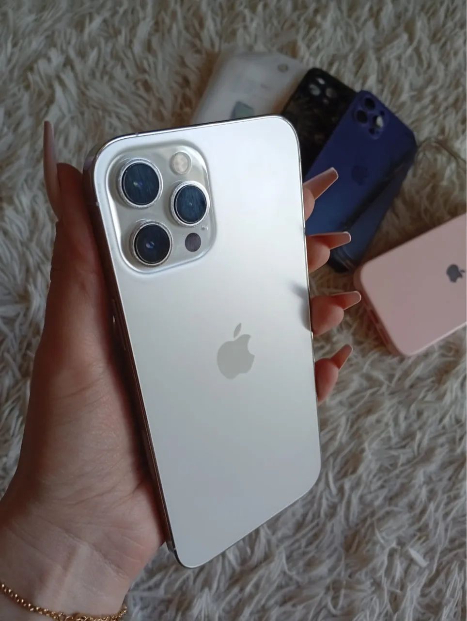 iPhone 12 Pro Max silver - Celulares e Smartphones - Forquilhinha