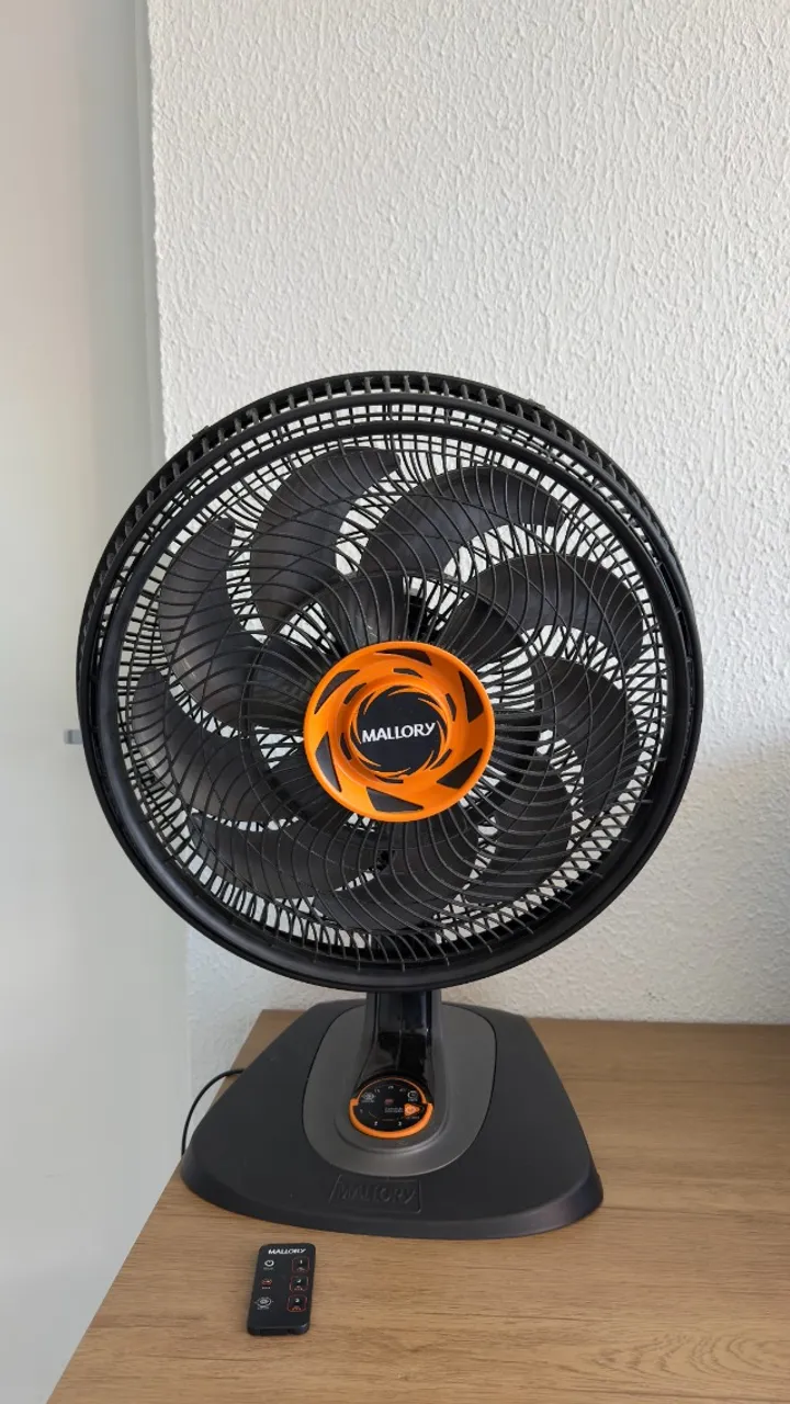 Ventilador De Mesa Neo Air 15  Com Controle 40cm Mallory 220V